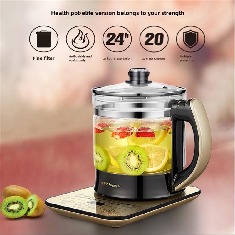御星健康壶加厚玻璃全自动家用多功能大容量泡茶机2L汤剂中药壶