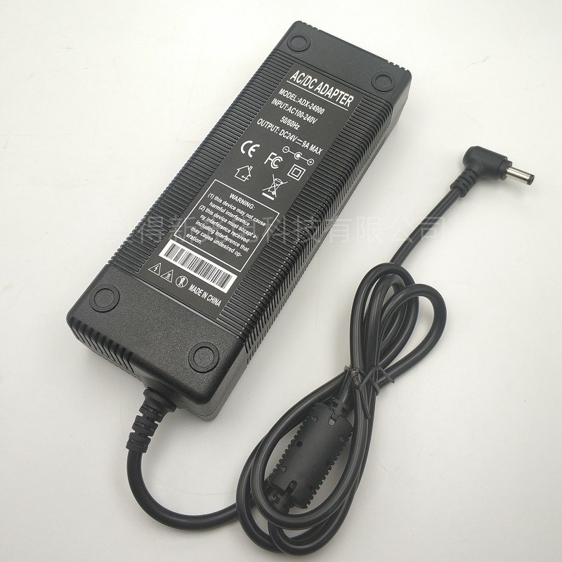 24V9A电源适配器 24V8A6A5A显示器监控LED电源216W发光字灯箱通用