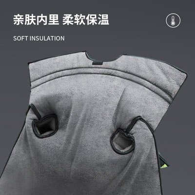 踏板摩托车男士电动车挡风被冬季升级款加绒加厚加大保暖防水防风