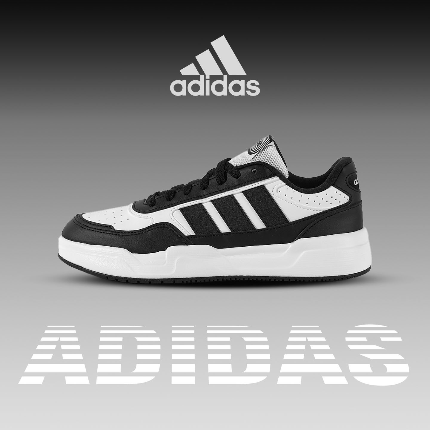 Adidas阿迪达斯中性情侣板鞋2026春季新款SPORTSWEAR M板鞋KI1497