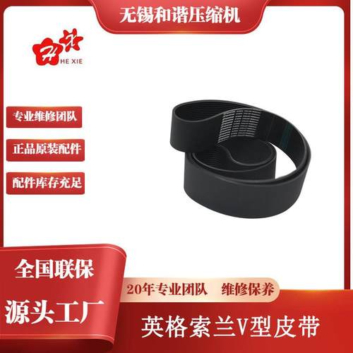 热卖固定微型油螺杆空气压缩机修理包v型皮带22189039