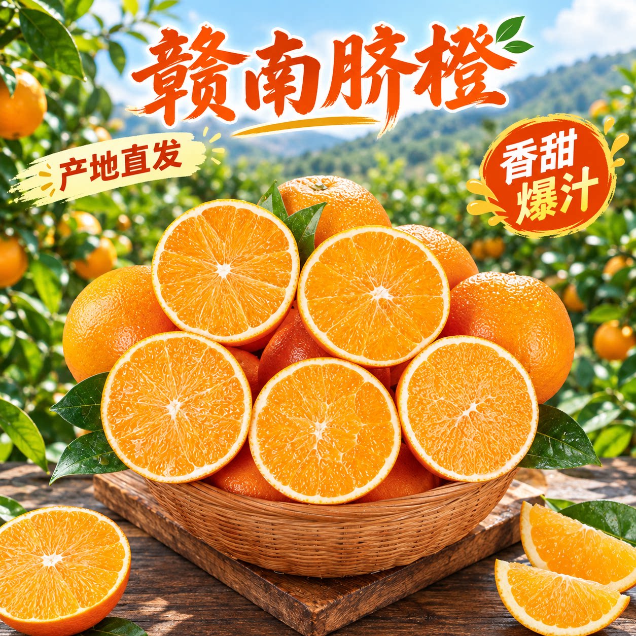 全网热卖赣南脐橙10斤装产地直发