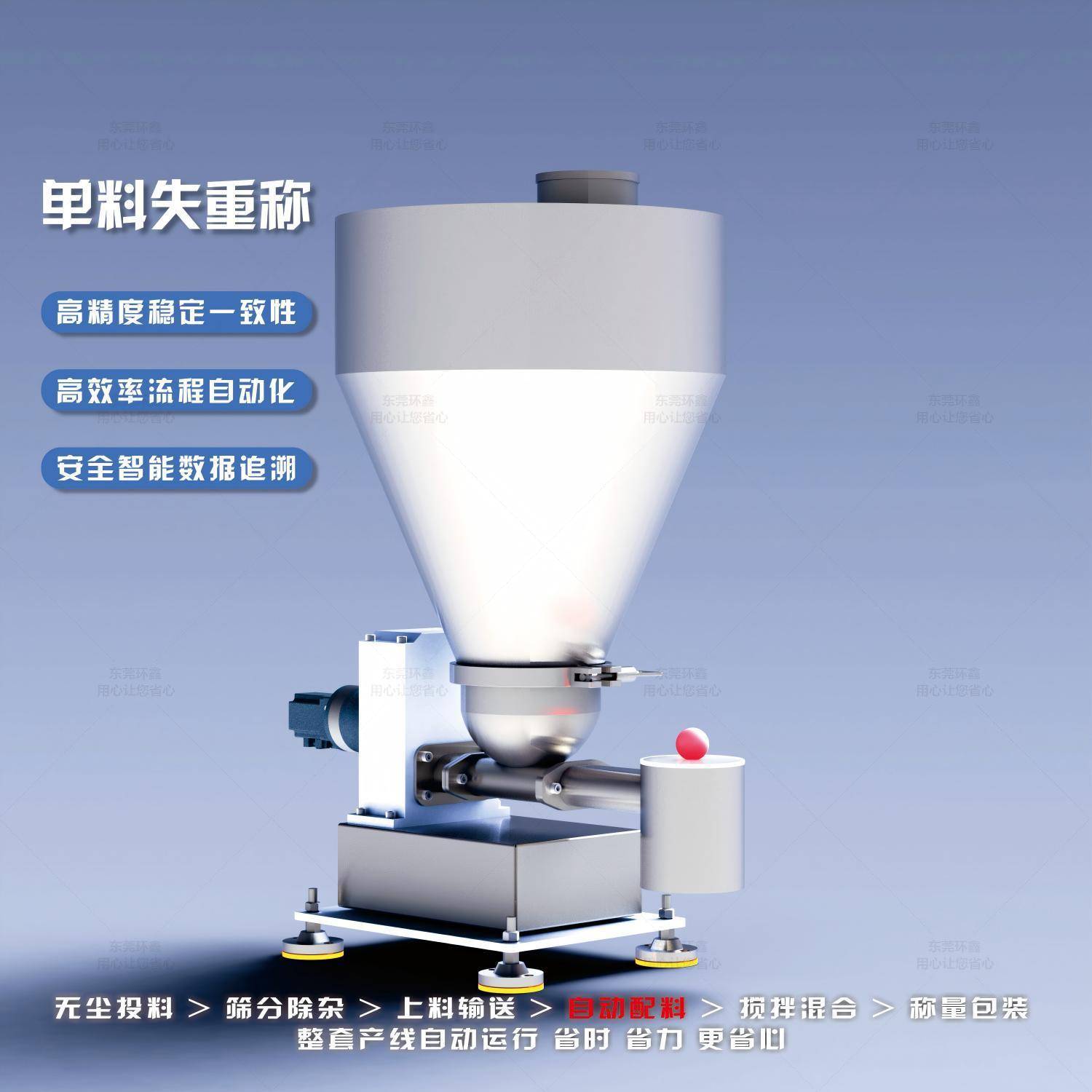 失重称粉料自动计量喂料机粉体自动称重系统粉体配料设备