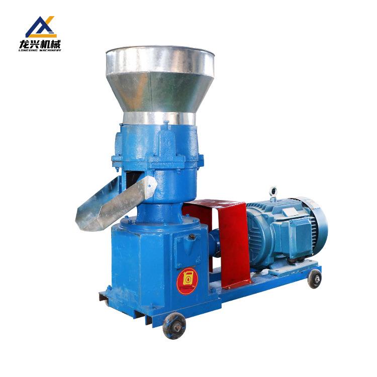 新型饲料颗粒机家用小型鸡鸭兔牛羊猪三相电干湿两用制造饲料机