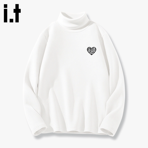 半高领男士打底衫秋冬季双面德绒