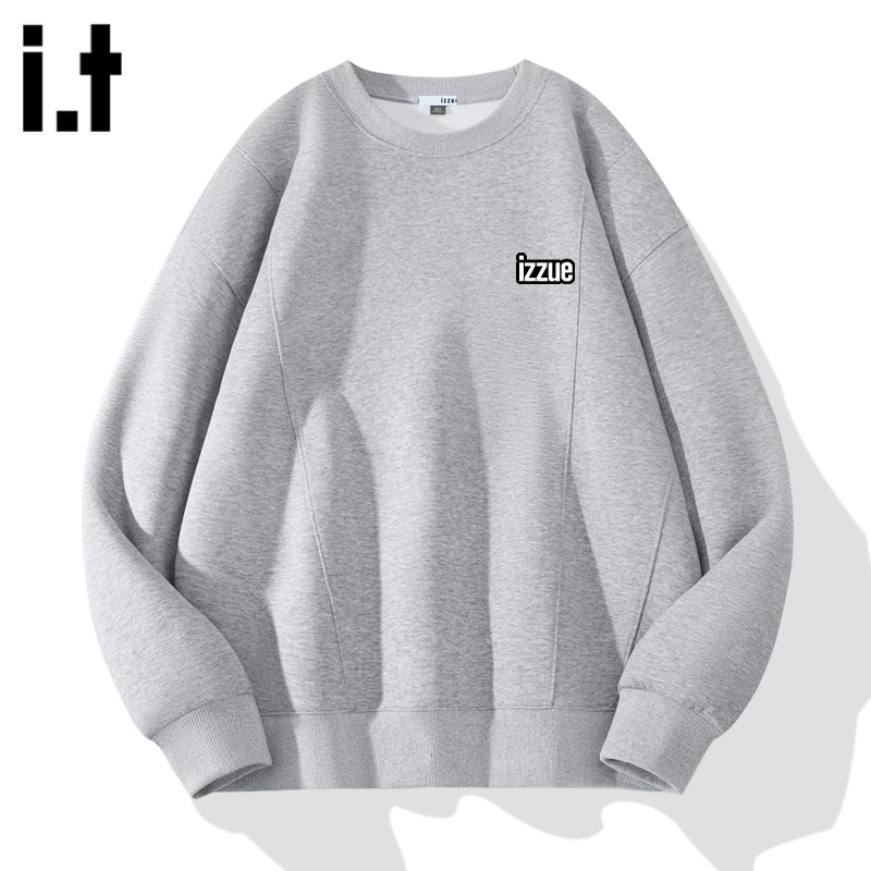 itizzue分割空气层圆领卫衣男