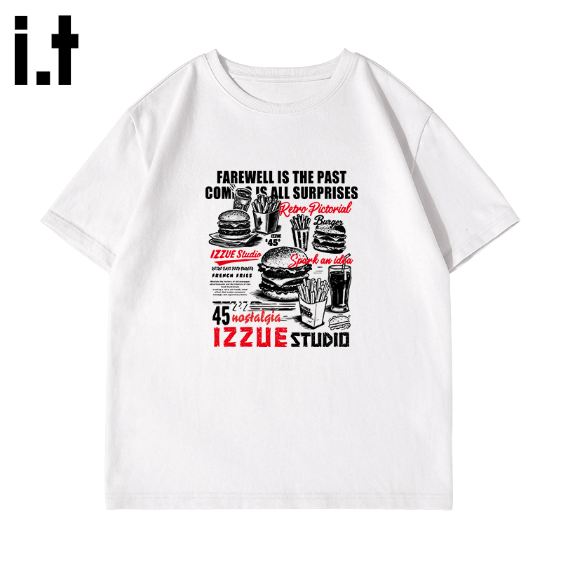 i.tizzue纯棉短袖T恤男款夏季