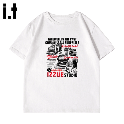 i.tizzue纯棉短袖T恤男款夏季