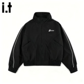 izzue飞行夹克男款 秋薄款 短款 i.t 外套高级感廓形美式 立领棒球服
