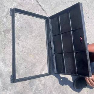 球墨铸铁水表箱300*500污窨井盖盖板方形井盖铸铁井盖正方形