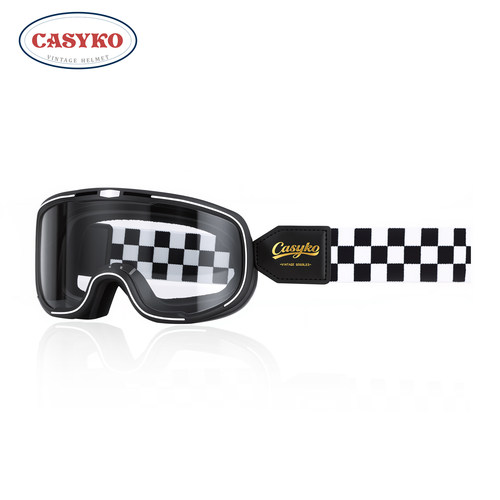 CASYKO摩托车头盔护目镜复古风镜