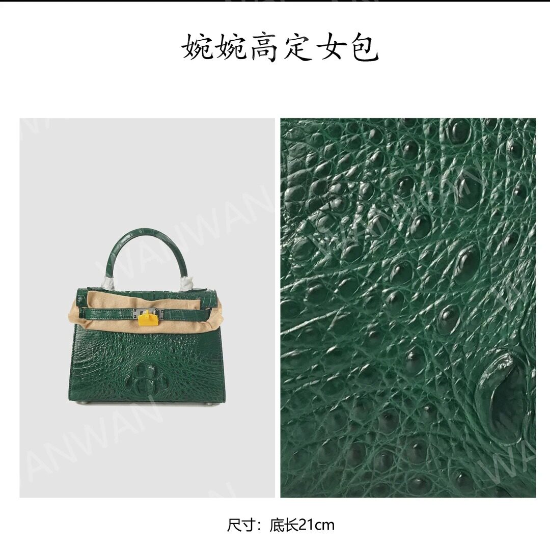 WANWAN 时尚百搭女士手提单肩斜挎女包BV30272-墨绿色