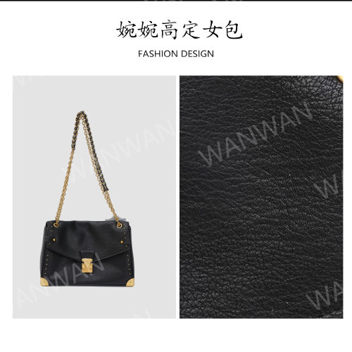 IEIS新款时尚百搭女士轻奢风单肩斜挎手提女包BG2680610-黑色
