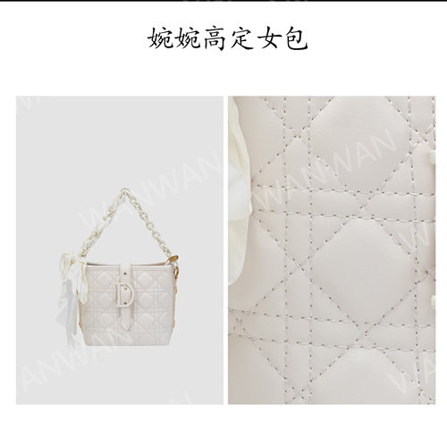 IEIS新款时尚百搭女士轻奢风单肩手提斜挎包BG006-白色