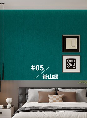 素色多彩墙布无缝卧室客厅全屋背景墙高精密绿N色蓝色加厚壁布202