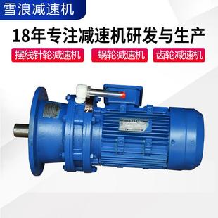 行星摆线针轮减速机带电机齿轮箱变速箱减速机三项型号齐全