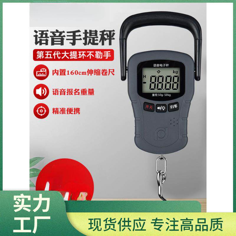 凯丰手提电子秤50kg便携式高精度家用迷你快递称小秤弹簧秤行