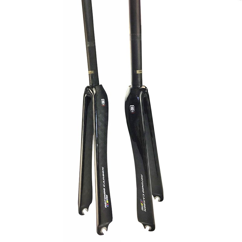 ROTUaNDO全碳纤维公路前叉12k碳公路自行车小前叉25.4mmV刹