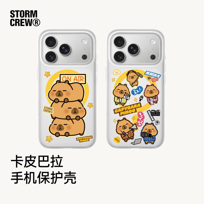 影视飓风×卡皮巴拉联名17手机壳Pan's  iPhone17Pro&ProMax私模IML叠层防摔苹果手机壳