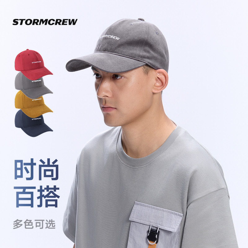 影视飓风刺绣鸭舌帽STORMCREW棒球帽百搭休闲26夏季新款男女情侣
