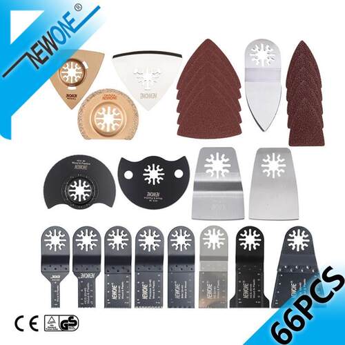 66pcs厂家直销万用宝锯片电动工具套装切割打磨一体化多功能套餐
