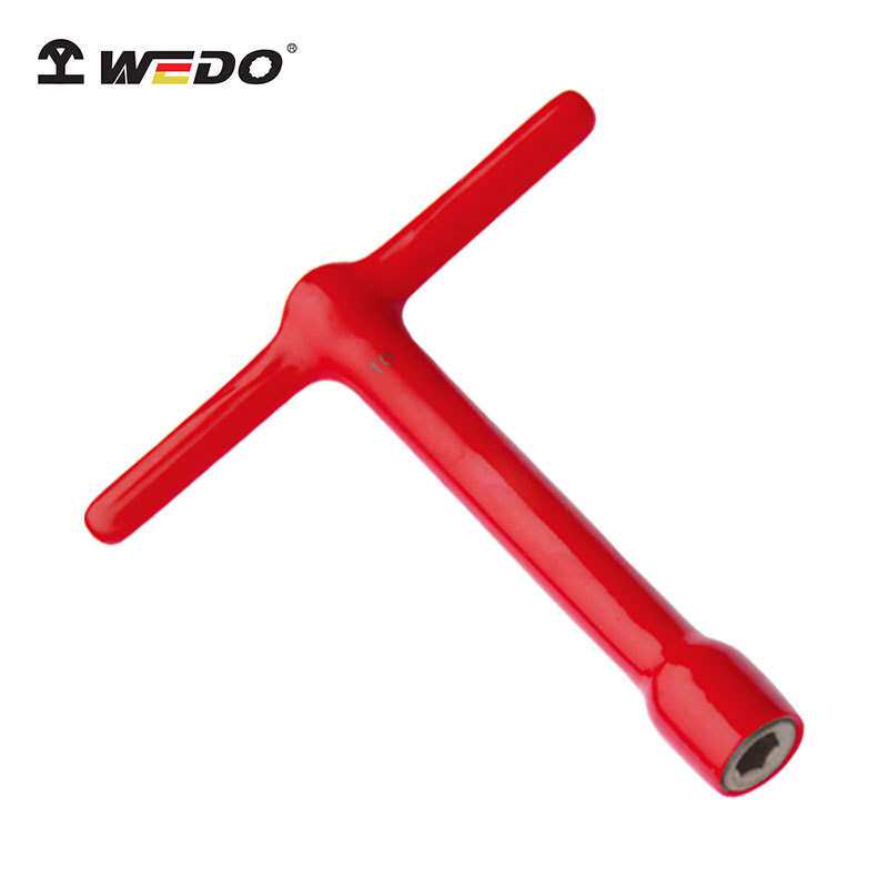 WEDO维度 绝缘浸塑T型套筒扳手汽车装配维修电工专用六角套筒扳手