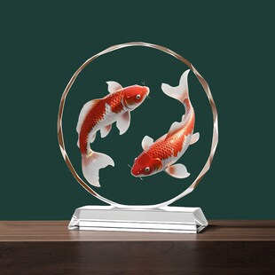 采购产品每年都有锦鲤,水晶装饰q品,家居装饰品,乔迁和开幕礼品,