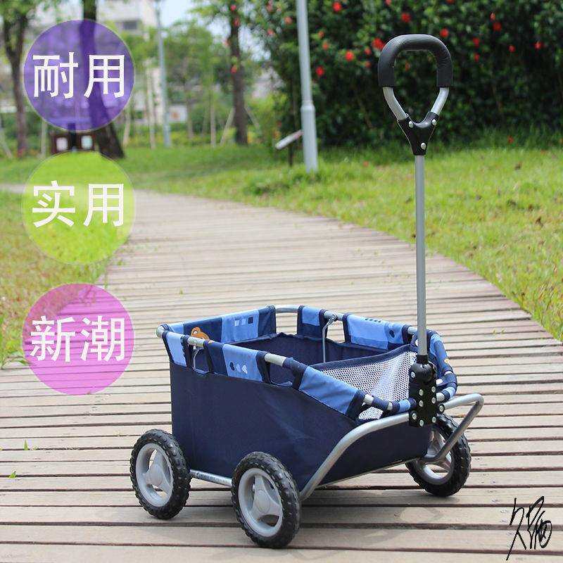 狗狗推车玩具四轮小拉车玩具物车宝宝家家出游推车儿童方便泰迪
