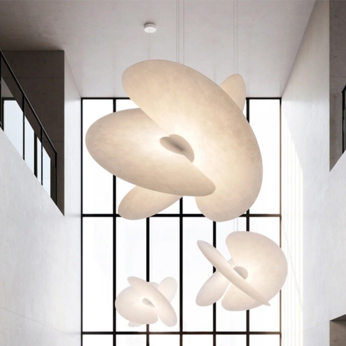 复试楼梯吊灯挑高挑空别墅北欧现代简约客厅餐厅民宿店铺卧室吊灯