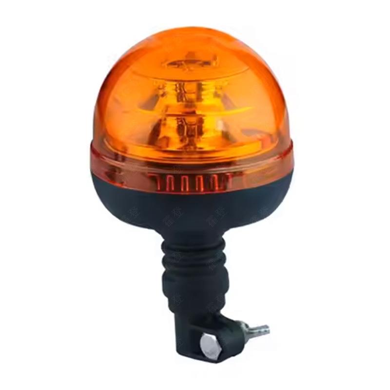 LED工程车车顶发光圆形信标灯爆闪灯12v24v琥珀色信标卡车警示灯