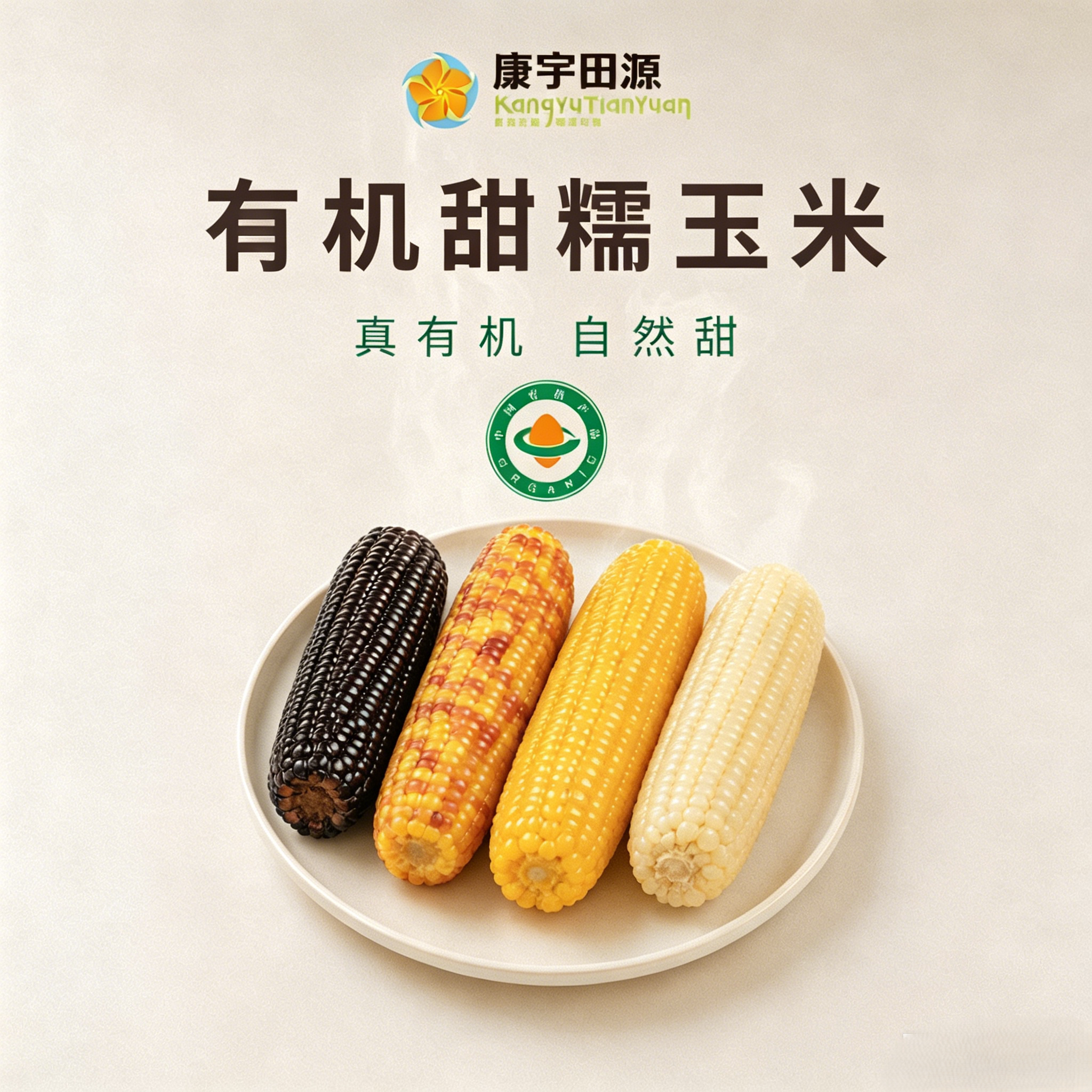 【送精美品牌定制袋 坏果包赔】有机甜糯玉米真空独立包装鲜玉米