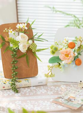 阿楹 法式奶油艺术摆件高级感小众复古办公室拍照厨房春天装饰花