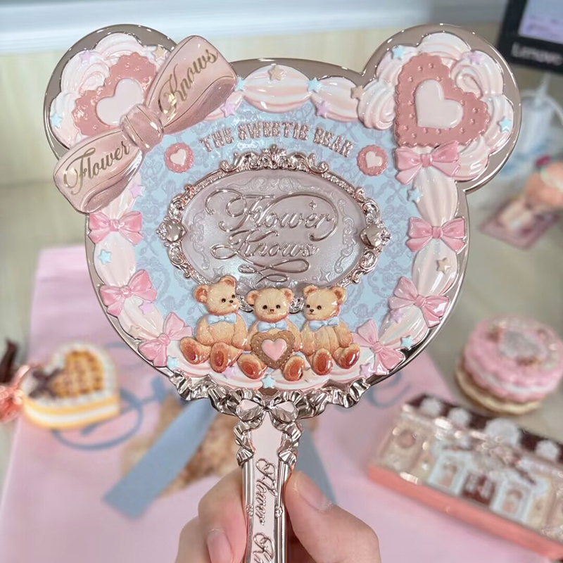 花知晓甜心小熊系列化妆镜