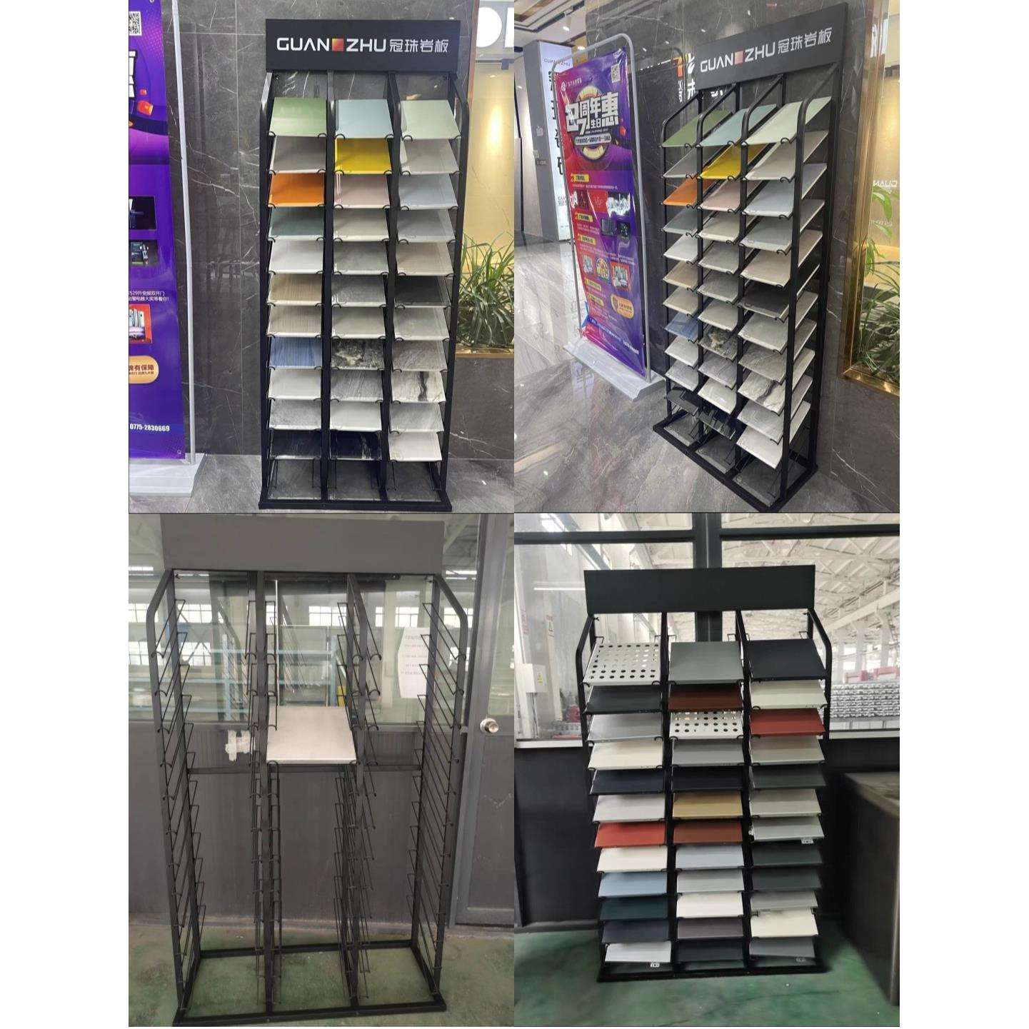 瓷砖展示架立式铝扣板地板石材展架色板架子吊顶橱柜门板货架其他