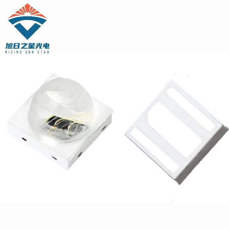 3535灯珠大功率3W陶瓷白光红光黄光蓝光绿光透镜手电筒LED灯珠