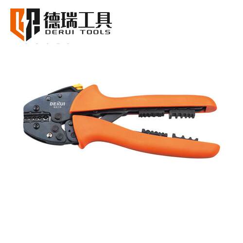 德瑞工具FSA系列省力压线钳 裸端子接线压接工具0.5-10mm2
