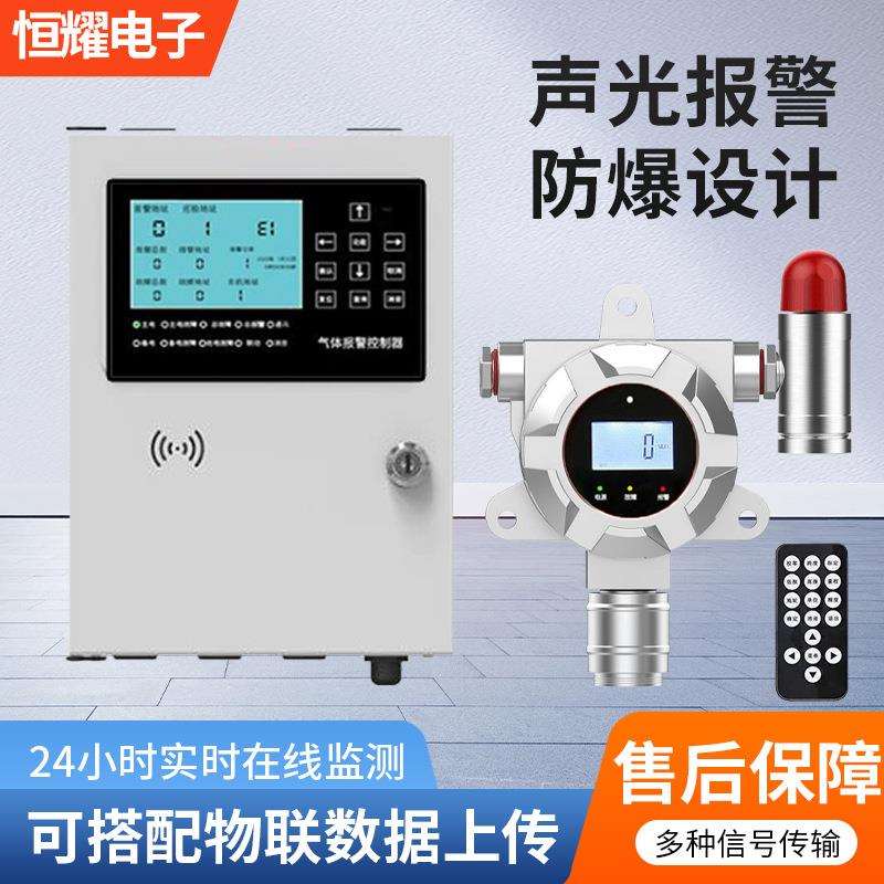 在线式液氨报警器 冷链冷库漏氨报警器 分体式 耐高温 指导安装