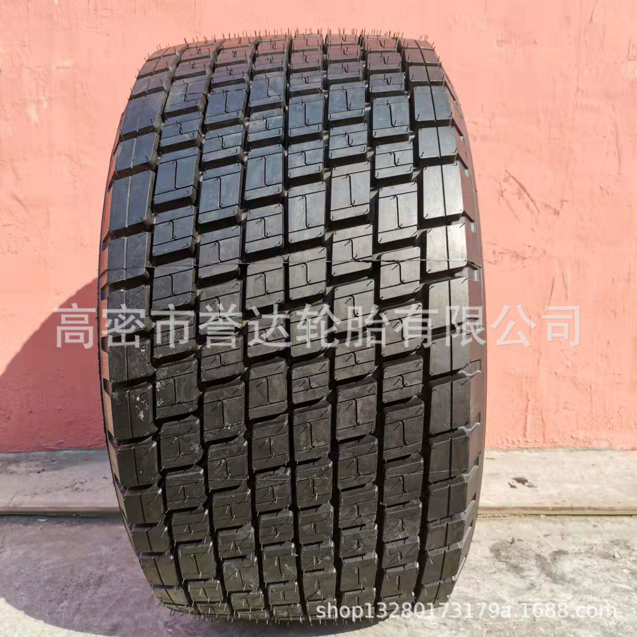 435/50R19.5445/65R22.5轮胎全钢丝卡货拖斗半挂车工程车轮胎
