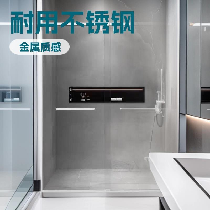 工厂简易淋浴房整体浴室弧扇形玻璃隔断卫生间干湿分离沐浴房