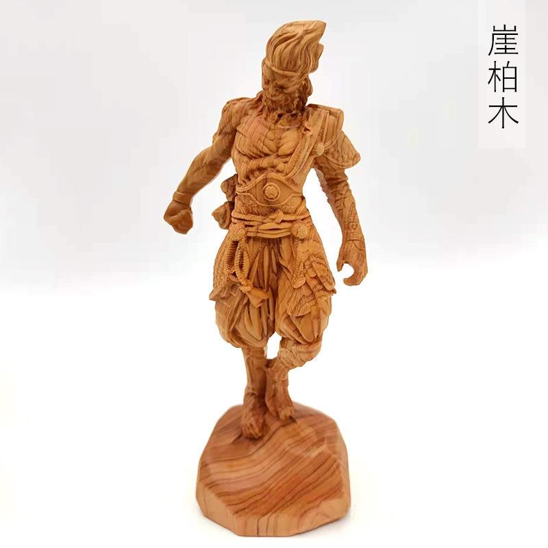 崖柏木地狱火摆饰摆件规格16×8×5CM客厅装饰雕刻工艺品厂家