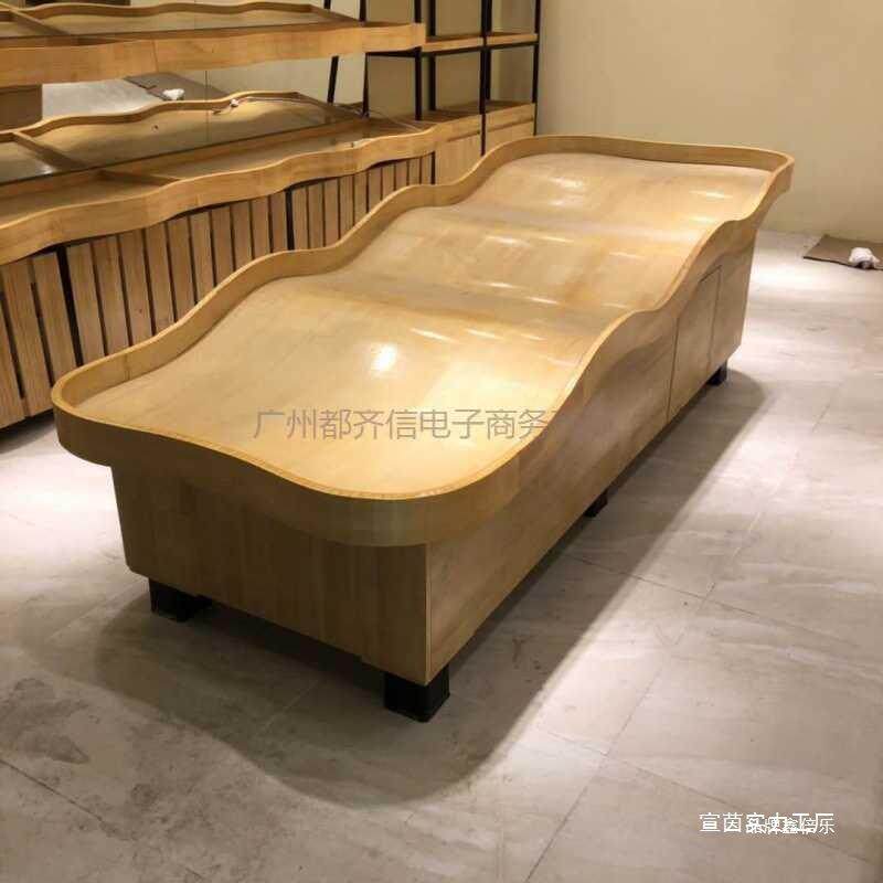 水果架子水果店货架展示架中岛柜摆果框收银台超市水果蔬菜架实木