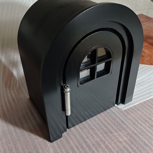 双弹簧双向开关实木喵星人汪星人门猫洞门猫咪宠物进出通道门定制