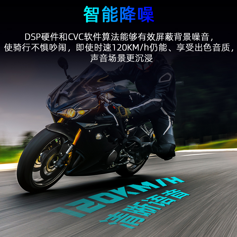 Airide艾骑G7+PRO摩托头盔蓝牙摄像耳机内置长续航防水行车记录仪