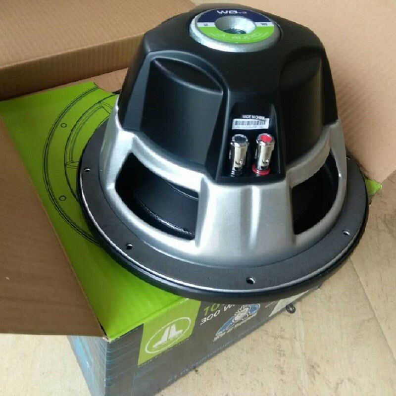 美国JL捷力喇叭低音汽车音响改装车载10寸低音炮后备箱W0W1W3V3-4