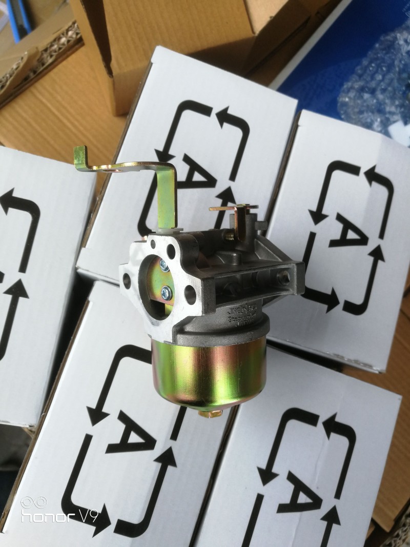 罗宾EY15/163 Ey20DC-3 /167F汽煤油发动机化油器 弯直管 白底盖