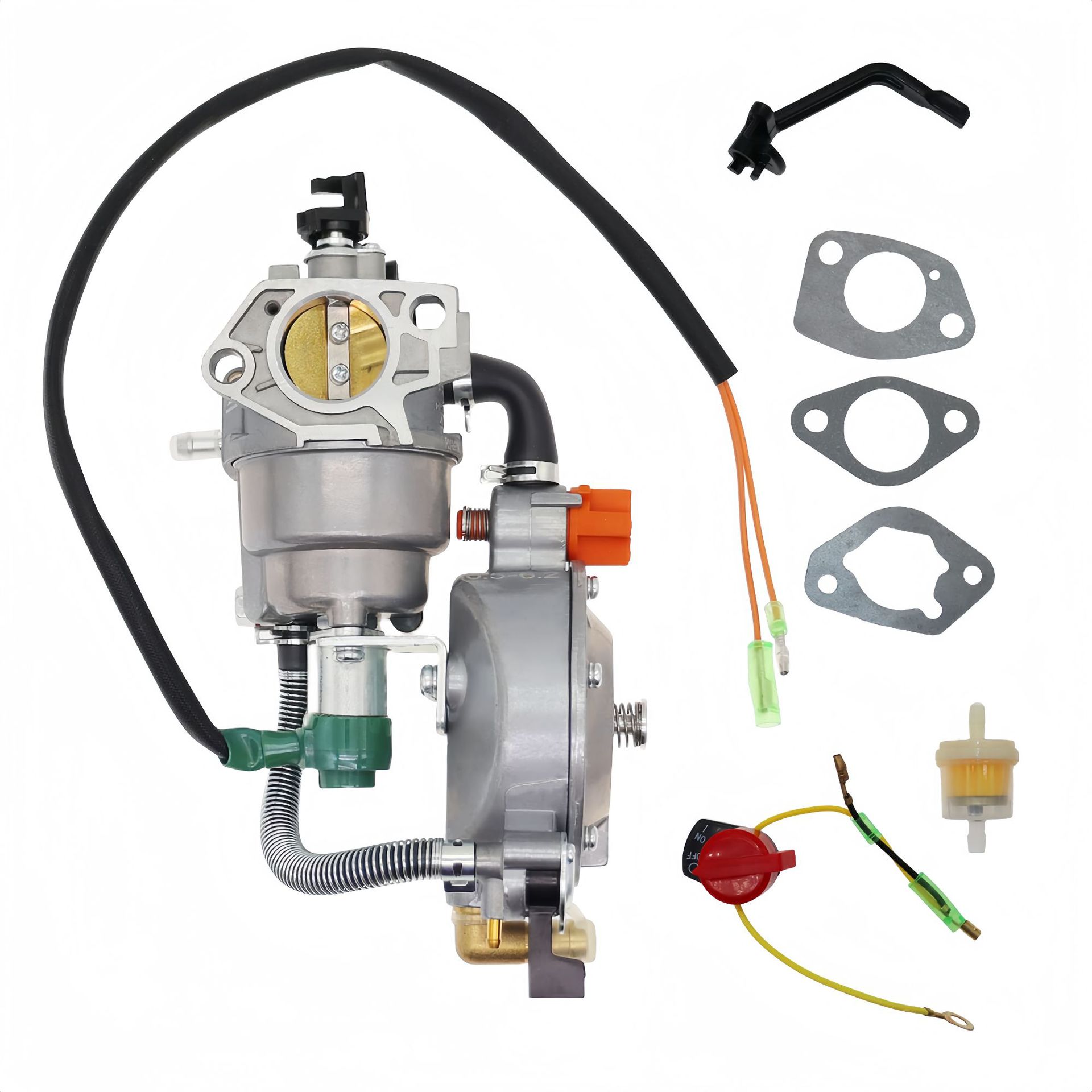 发电机双燃料化油器液化石油气CNG转换套件4.5-5.5KW GX390 188F