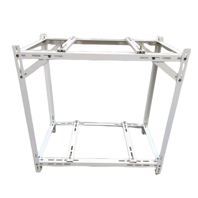 家用中央空调外机支架不锈钢空间落地多层叠放防震定制可调托架