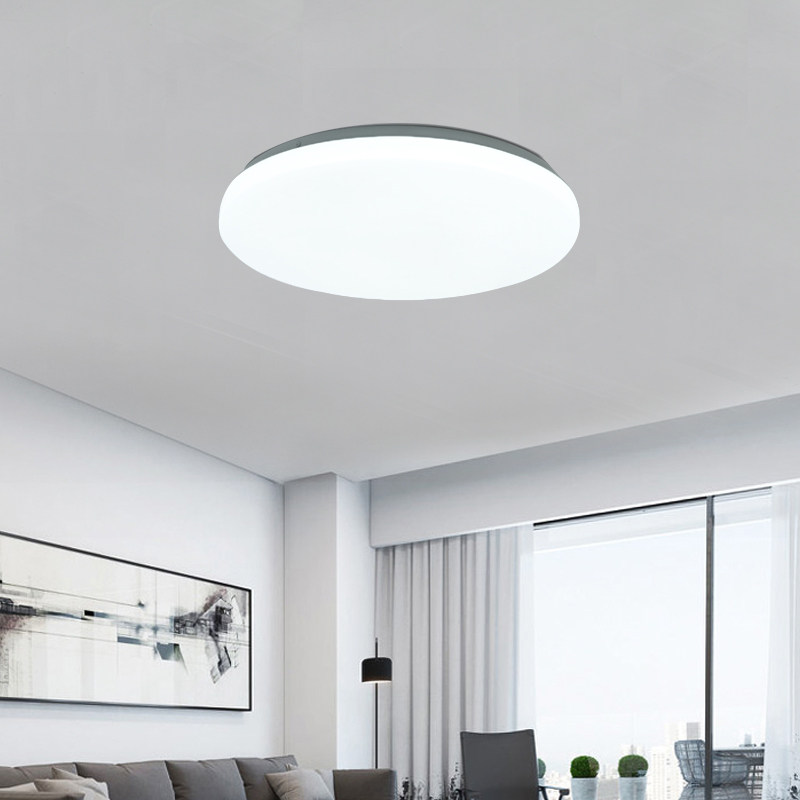 卧室灯2021年新款LED吸顶灯房间灯主卧简约灯具涂鸦智能全白彩色