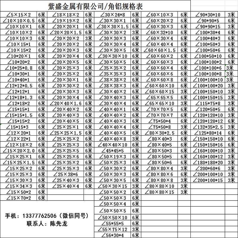 6063角铝 角铝型材 角铝收边条 不等边角铝 铝合金角铝 角铝90度