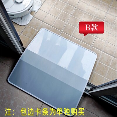 扫地机器人爬坡垫定制阳台推拉门斜坡垫不锈钢上坡垫斜坡条过门槛